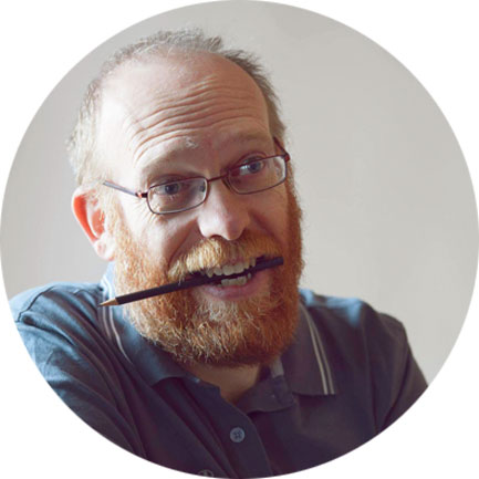 Antonio Sualzo Vincenti is the author of the image of the Festival Birba chi legge - Storytelling in Assisi 2018